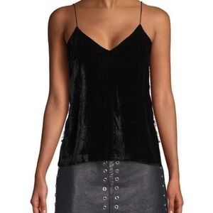 Alice + Olivia Black Velvet tank